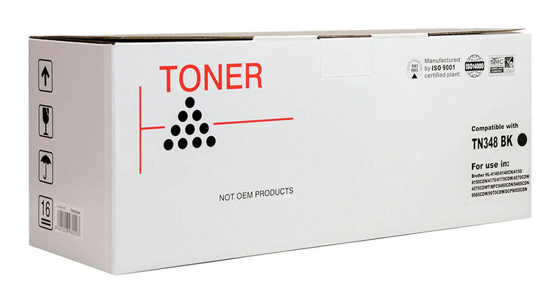 Icon Compatible with Brother TN348 Black Toner Cartridge