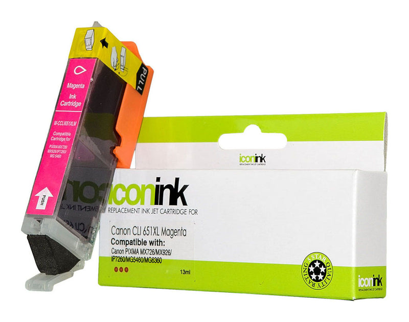 Icon Compatible Canon CLI651XL Magenta Ink Cartridge