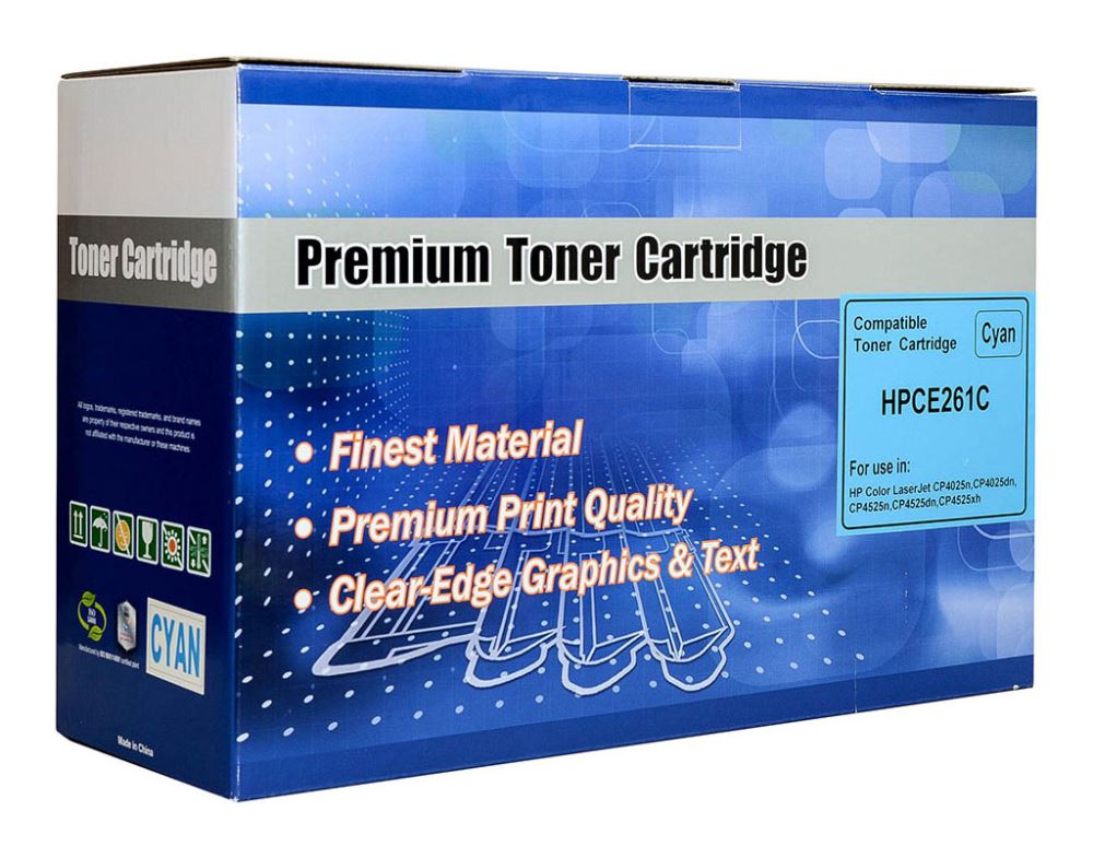 Icon Remanufactured HP CE261A Cyan Toner Cartridge