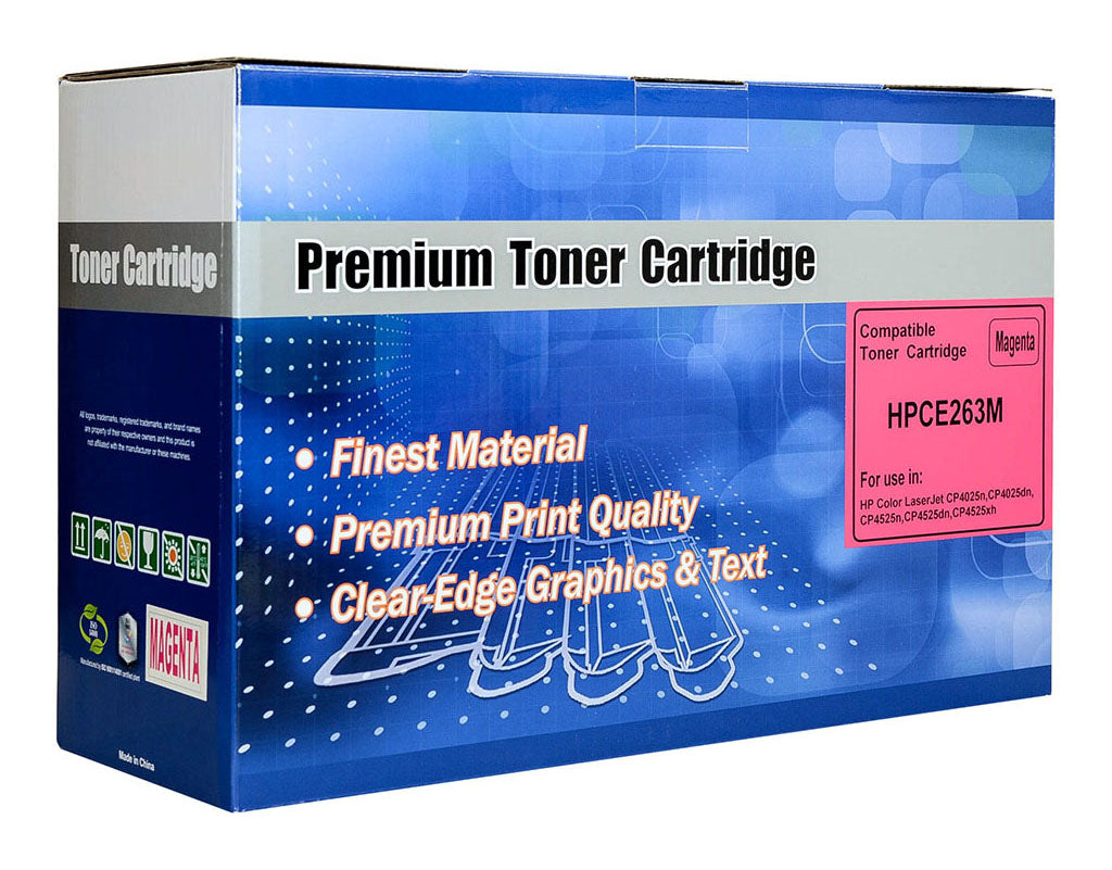 Icon Remanufactured HP CE263A Magenta Toner Cartridge