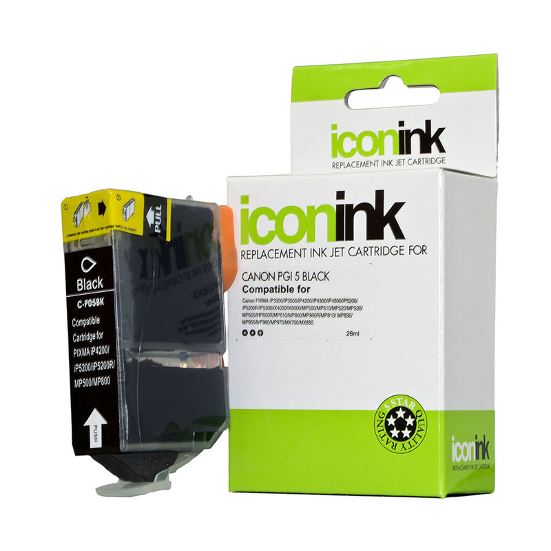 Icon Compatible Canon PGI5 Black Ink Cartridge