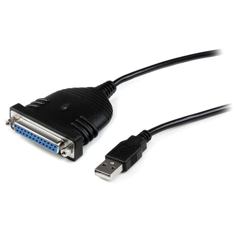 1.8m USB to DB25 Parallel Printer Adapter Cable connecting modern PCs to classic DB25 printers for easy, reliable printing.