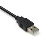 Professional USB to Serial Adapter Cable, converting USB 2.0 to RS232 with COM retention for robust device connectivity.