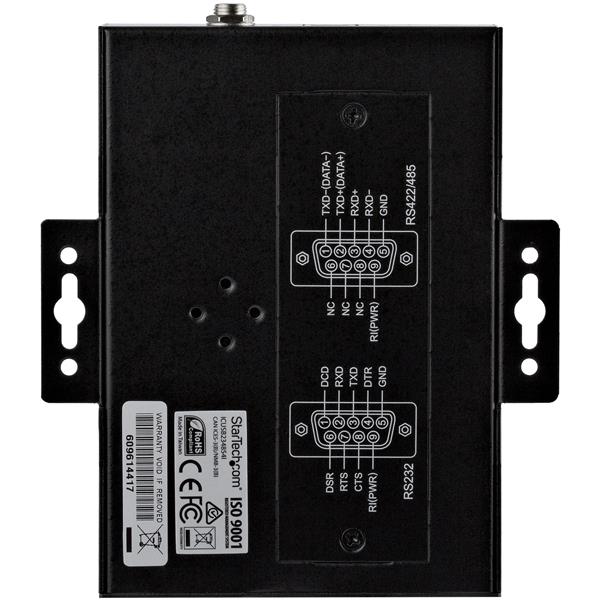 4 Port Serial Hub Adapter for USB to RS232/RS485/RS422, featuring rugged housing, fast data transfer, and multiple protocol support.