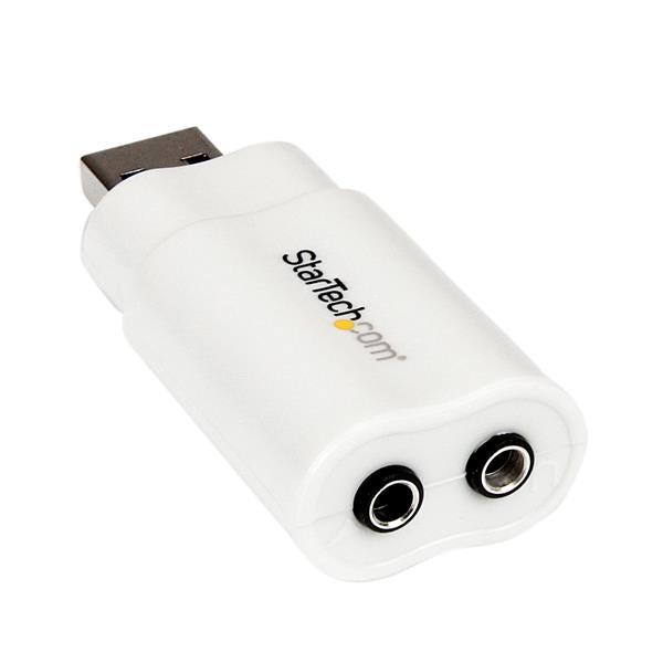 USB to Stereo Audio Adapter Converter from Smartfox NZ, providing easy headset and mic connection for clear audio communication.