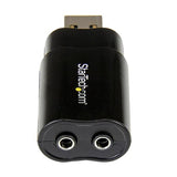 USB Stereo Audio Adapter External Sound Card for seamless connection of headset and microphone, enhancing audio for gaming and streaming.