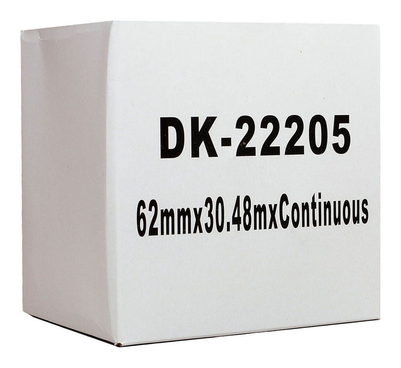 Icon Compatible with Brother DK Paper Tape 62mmx30m Black on White