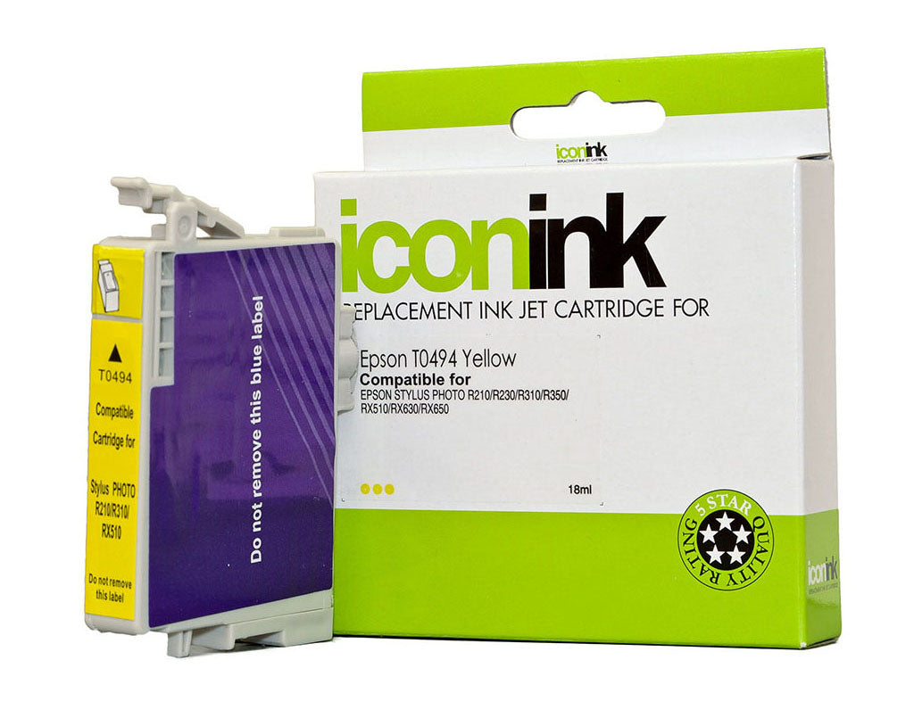 Icon Compatible Epson T0494 Yellow Ink Cartridge