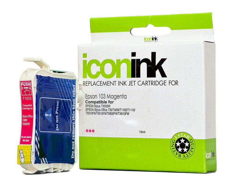 Icon Compatible Epson 103 Magenta Ink Cartridge