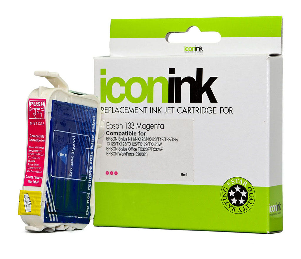 Icon Compatible Epson 133 Magenta Ink Cartridge