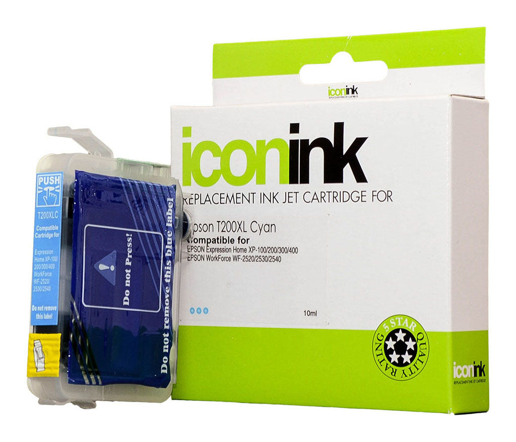 Icon Compatible Epson 200XL C13T201292 Cyan Ink Cartridge