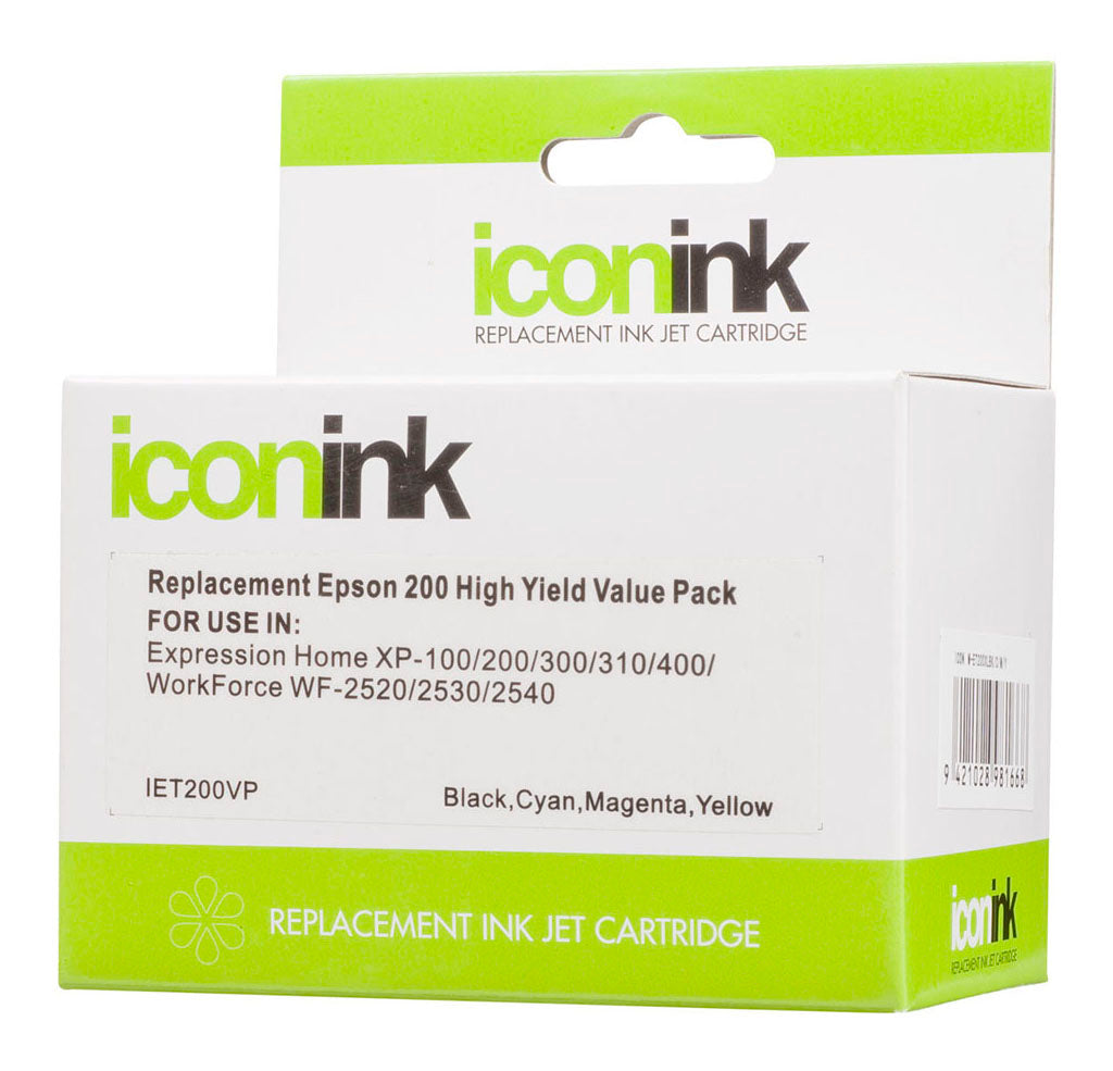 Icon Compatible Epson 200XL BCMY Ink Value Pack