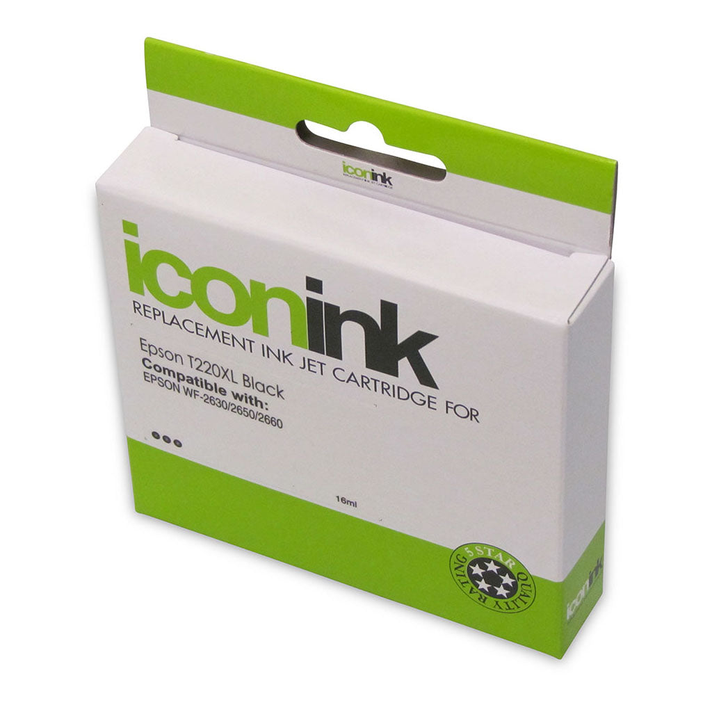 Icon Compatible Epson 220XL C13T294192 Black Ink Cartridge