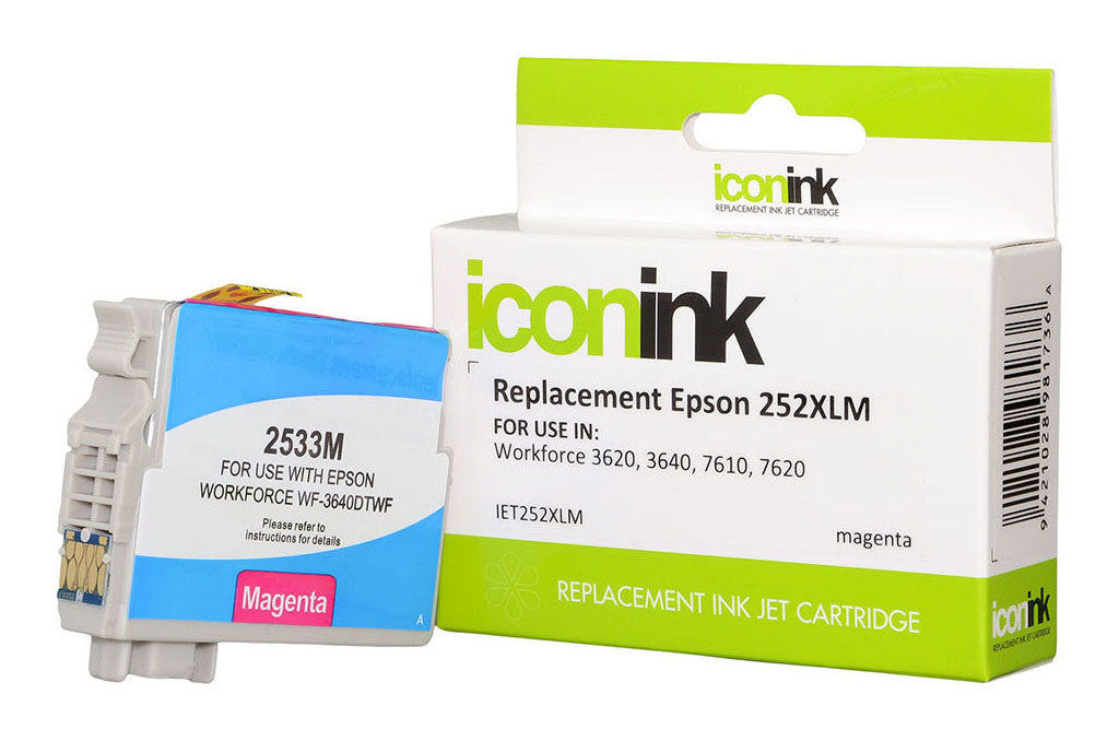 Icon Compatible Epson 252XL C13T253392 Magenta Ink Cartridge