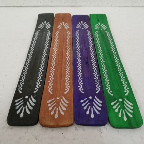 Antique Colored Incense Patti set of 4, handcrafted holders with unique finishes for serene ambiance and ash containment.