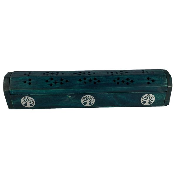 Incense Holder - Green Tree of Life Box 12 inch