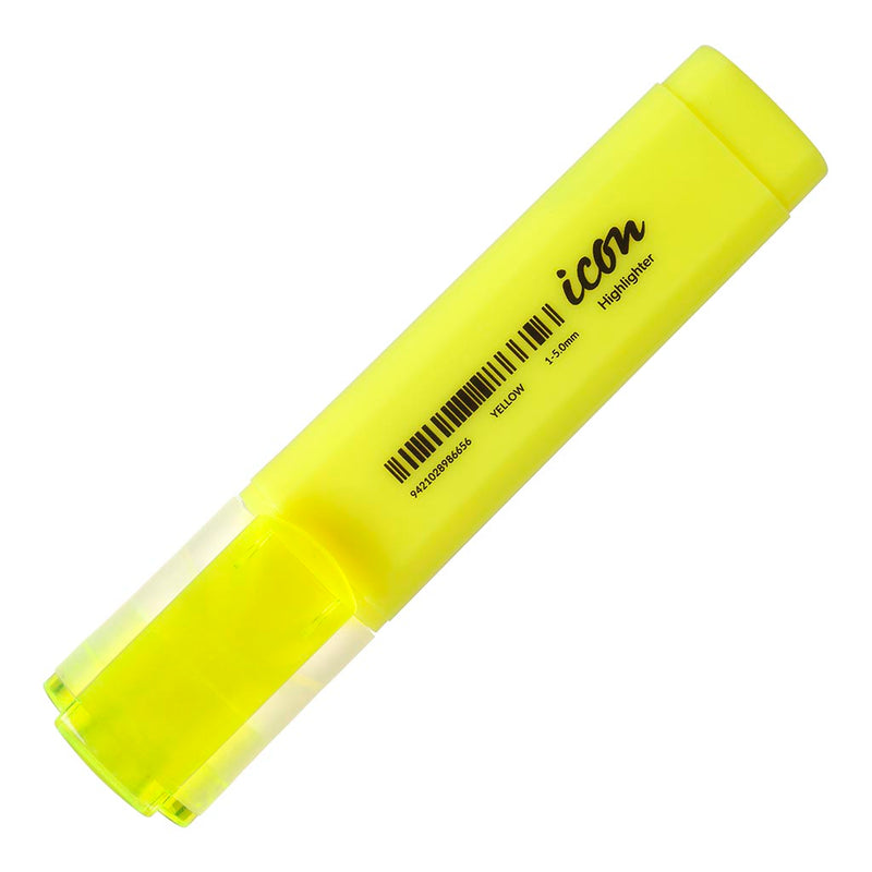 Icon Highlighter Chisel Tip Yellow (Pack of 6)