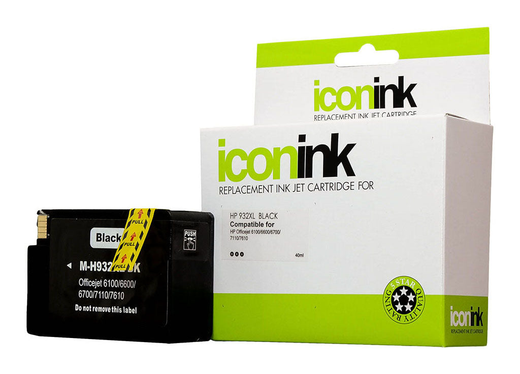 Icon Compatible HP 932 XL Black Ink Cartridge (CN053AA