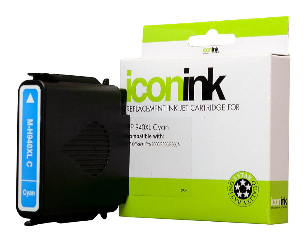 Icon Compatible HP 940 Cyan XL Ink Cartridge (C4907AA)