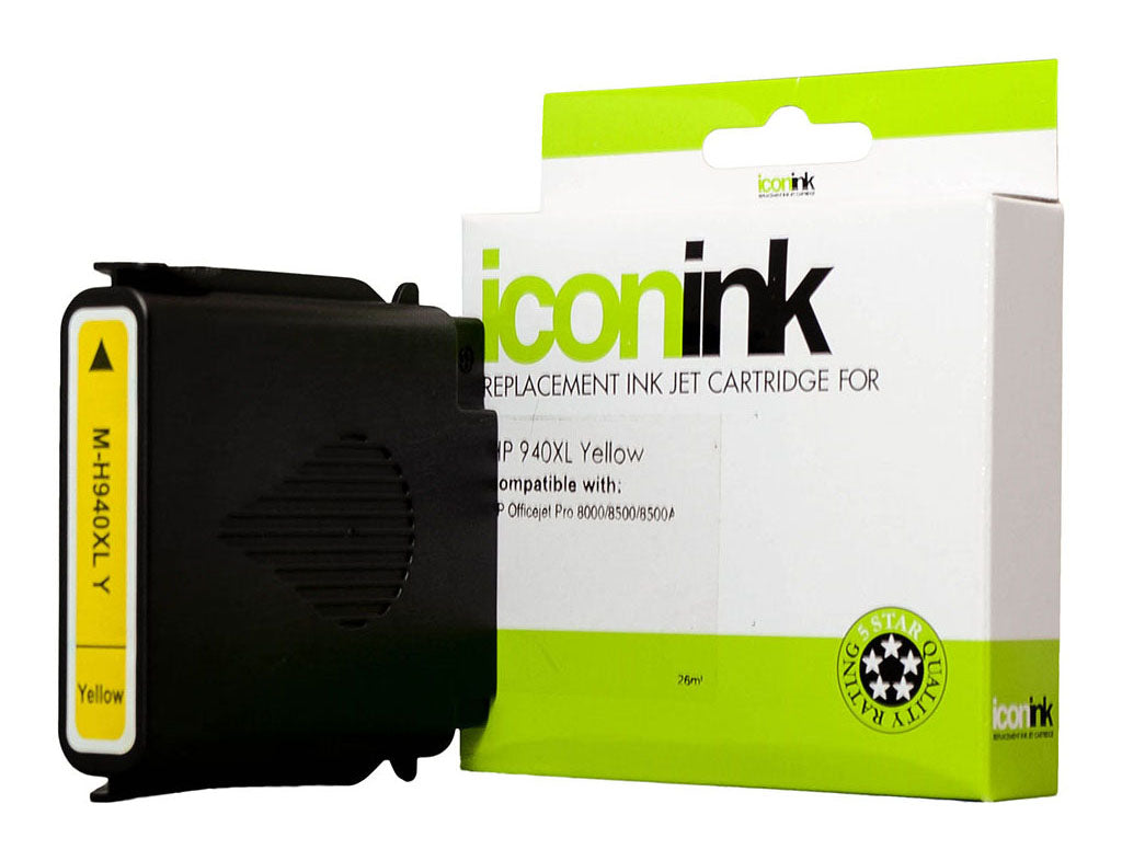 Icon Compatible HP 940 Yellow XL Ink Cartridge (C4909AA)