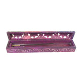 Multi-Coloured Soapstone Incense Holder, 12 inches, perfect for sticks and cones, adds beauty and a calming atmosphere.