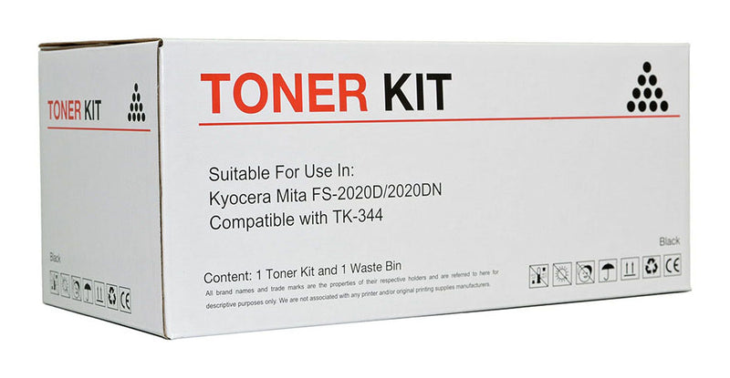 Icon Compatible Kyocera TK344 Black Toner Cartridge