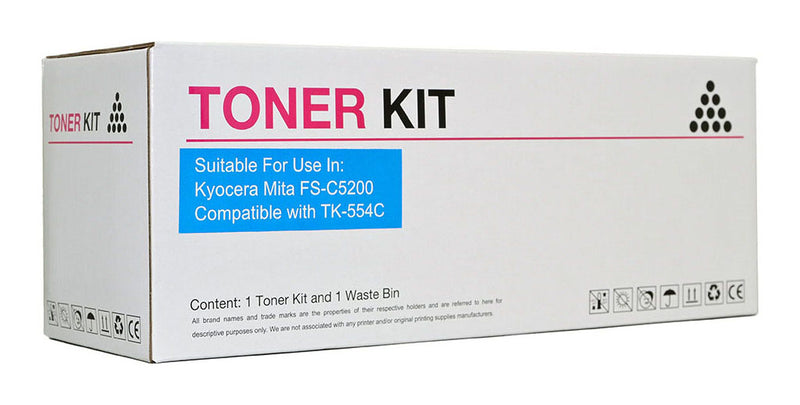 Icon Compatible Kyocera TK554 Cyan Toner Cartridge