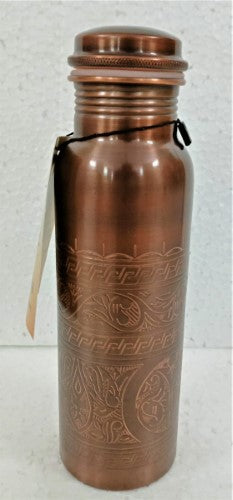 Bottle - Ayurveda Copper Brown Art (750ml)