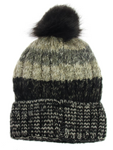 Vibrant mixed colour beanie hat with matching lining, crafted from 100% acrylic for warmth and style this winter.