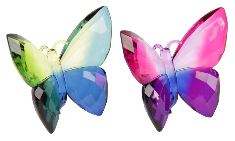 Ornament - Standing butterfly 13cm (SET OF 6)