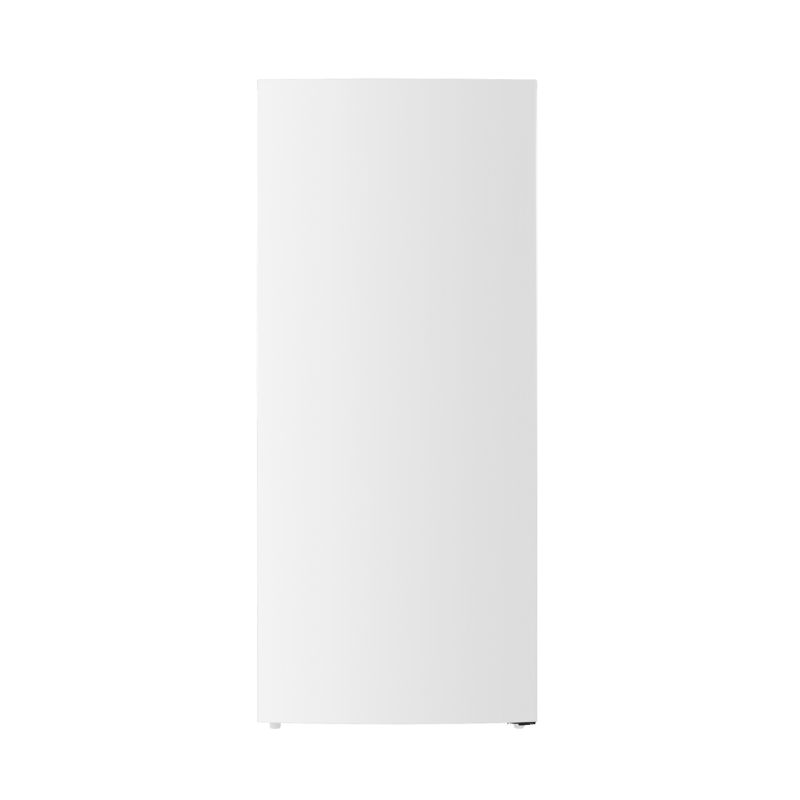 Midea Upright Freezer IMUF366 in white, offering 366L capacity, adjustable temperature settings, and a reversible door.