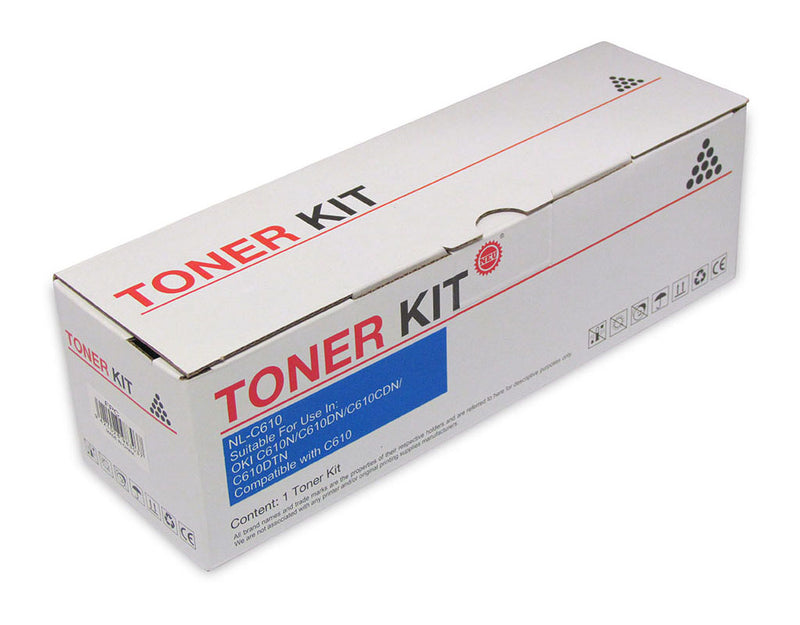 Icon Compatible OKI C610 Cyan Toner