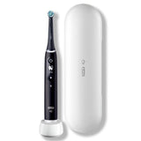 Sleek black rechargeable toothbrush with advanced iO technology and AI features for optimal oral care.