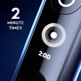 Sleek Black Onyx rechargeable toothbrush with AI technology, smart pressure sensor, and 5 personalized cleaning modes.