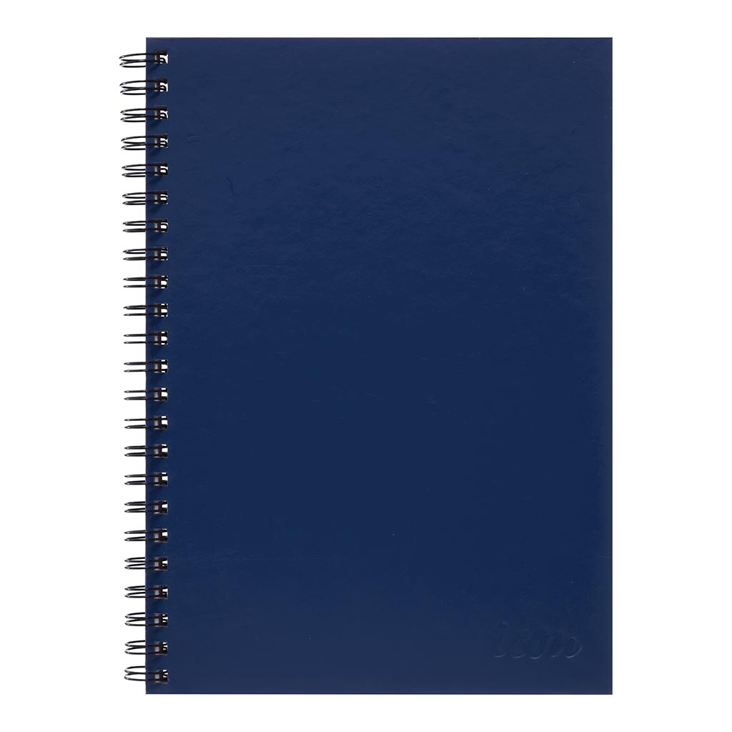 Icon Spiral Notebook A4 Hard Cover Blue 200 pg  (Pack of 3)