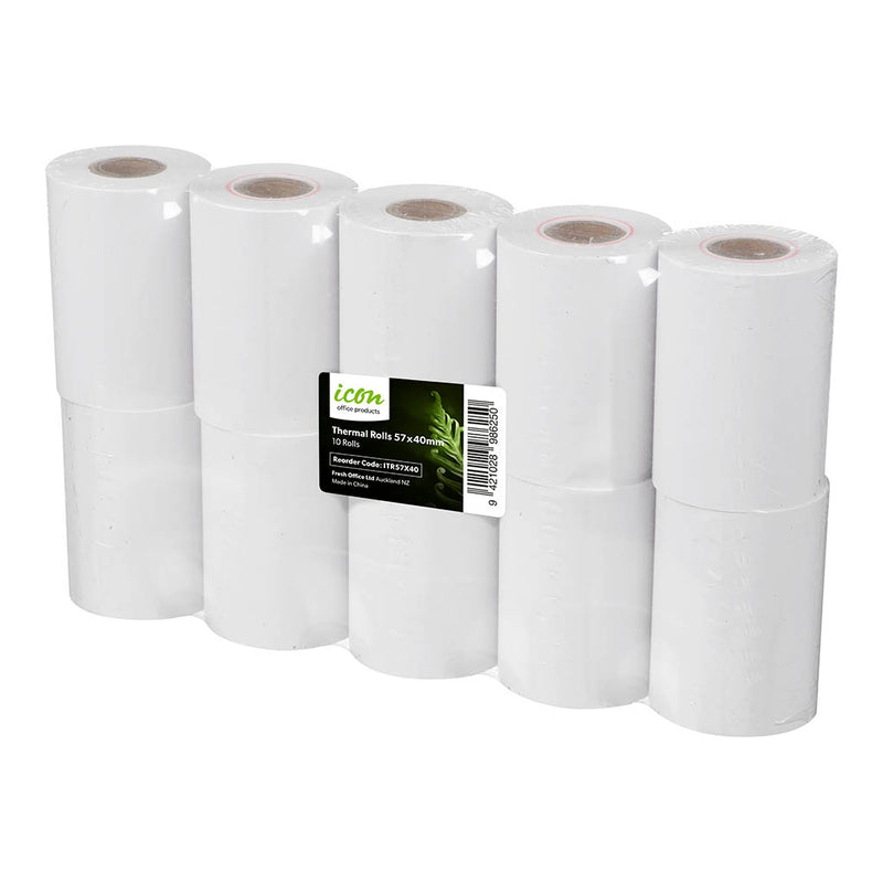 Icon Thermal Roll 57x40mm (Pack of 10)