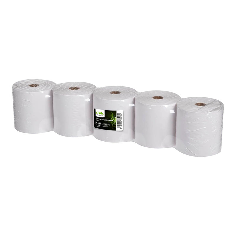 Icon Thermal Rolls 80x80mm - Pack of 5