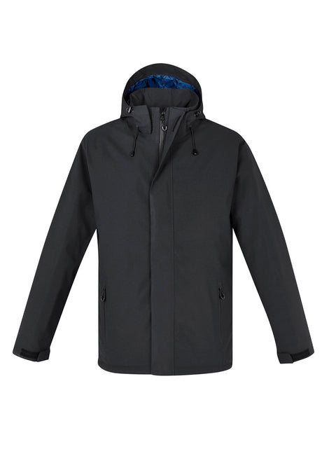 Men's Eclipse Jacket in Black, XL, featuring a waterproof shell, adjustable hood, and multiple pockets for ultimate weather protection.