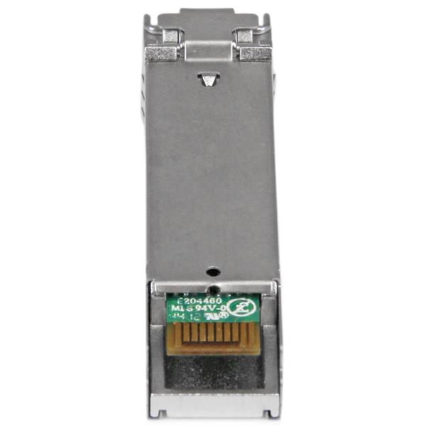 HP J4858C compatible SFP fiber module 10-pack for 1000BASE-SX networks, 1 GbE, 550m range, with lifetime warranty.