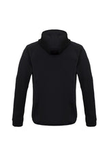 Men's Stealth Tech Hoodie in Black/Lime, size 3XL, featuring quilted nylon, fleece, and thumb loops for warmth and style.