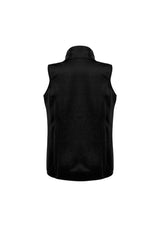 Ladies Stealth Tech Vest in Black and Cyan, 2XL, featuring quilted nylon, insulated design, and stylish stand-up collar.