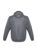 Men's Oslo Jacket in Grey Black, size XL, featuring water-repellent fabric, removable hood, and modern bomber design.