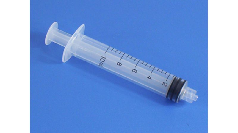 Aquatic syringes without needle, 10mm size for precise liquid measurement in aquariums, safe for fish and plants.