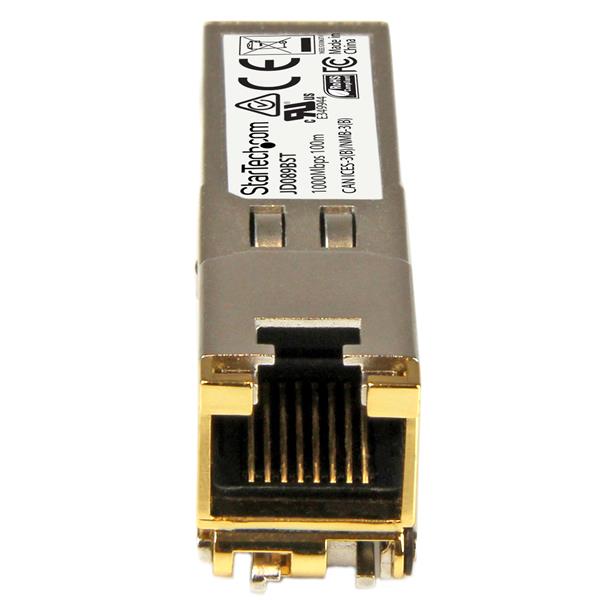 Gigabit RJ45 Copper SFP Module, HP JD089B compatible, 1 Gbps, 100m distance, ideal for reliable network connectivity.