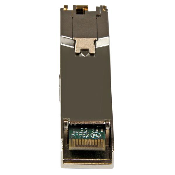 Gigabit RJ45 Copper SFP transceiver module for HP, 1 Gbps, 100m range, hot-swappable for easy upgrades.