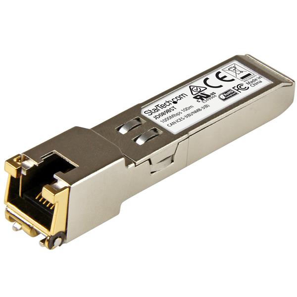 Gigabit RJ45 Copper SFP Transceiver Module - HP JD089B Compatible - 100m