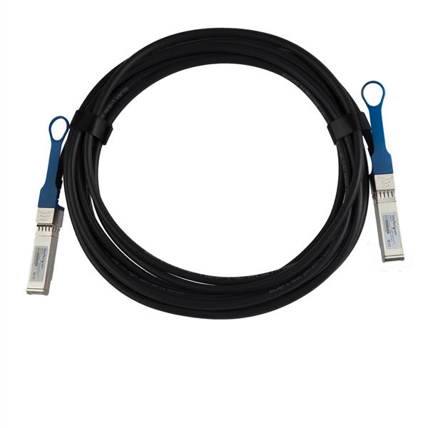 HP JG081C compatible 5m SFP+ Direct Attach Cable for high-speed data transfer and seamless networking operations.