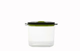 Vacuum-sealed 8-cup food storage container by Sunbeam, ideal for preserving and marinating food efficiently.