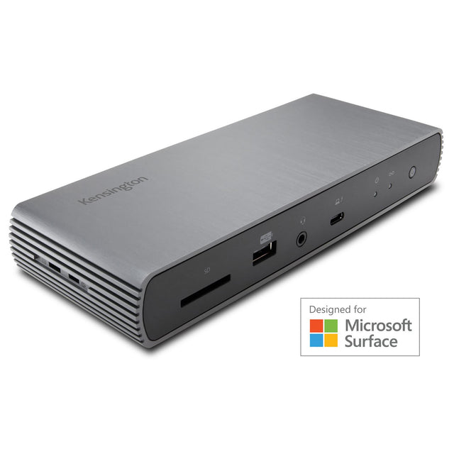 Kensington SD5700T Thunderbolt 4 Docking Station with dual 4K outputs, 90W PD, and 11 ports for seamless device connectivity.