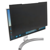 Magnetic privacy screen for 23.8" monitors, reduces glare, narrows viewing angles, and filters blue light for eye comfort.